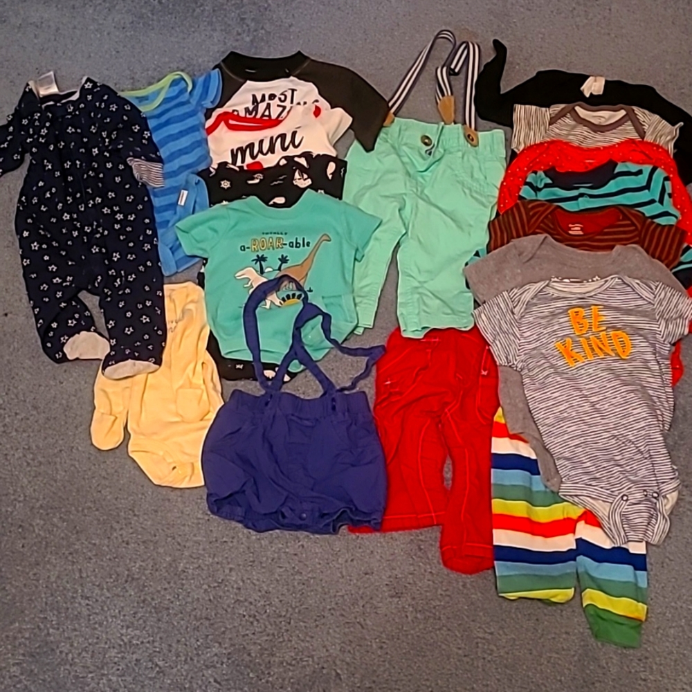 Baby boy clothes bundle 0-6 months